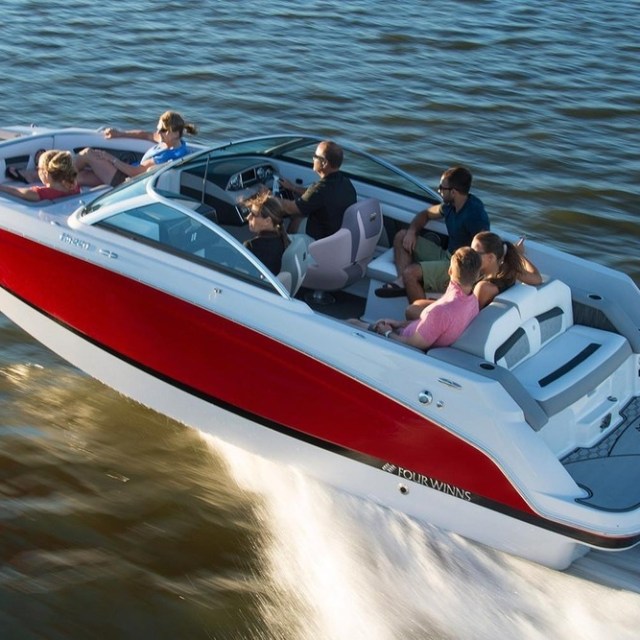 a small boat in a body of water